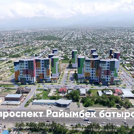 2 Комнатная Квартира 4 Almaty Exterior photo